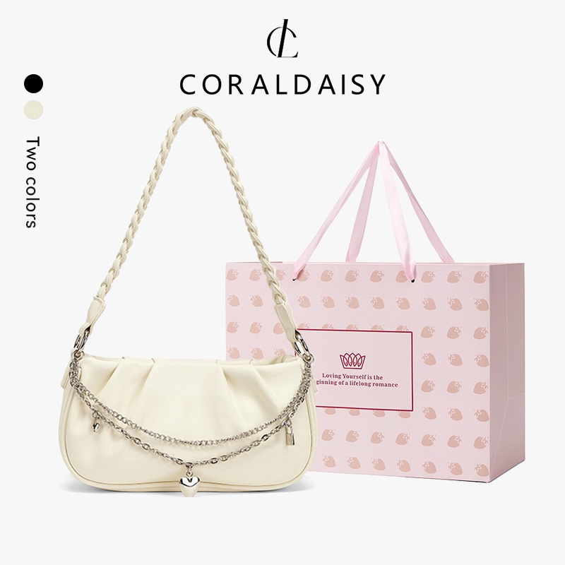 CORALDAISY Tas Wanita 2026 Terbaru Shoulder Bag sling bag 3 in 1 Fashion Tas Selempang Underarm Bag