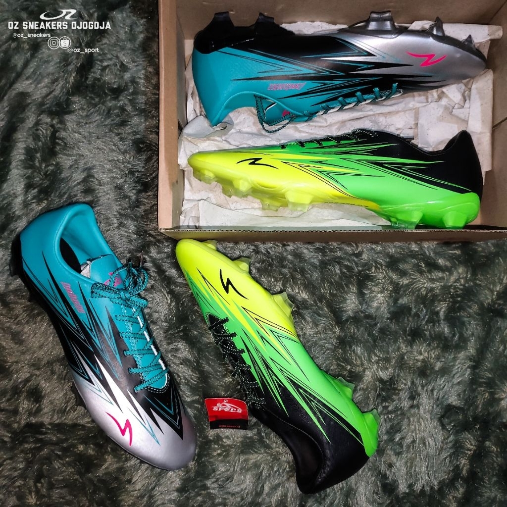 Specs Lightspeed / LS 3 FG & IN Lilac Blue l Metacrush l Saffron l White/Aqua | Jet Pink