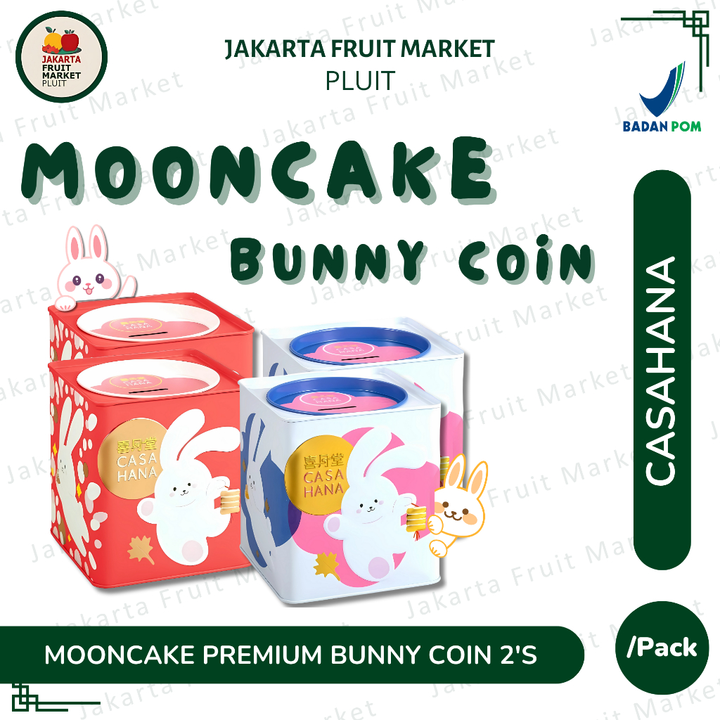 

Kue Bulan Casahana Premium Mooncake Bunny Coin Love Moon 2's