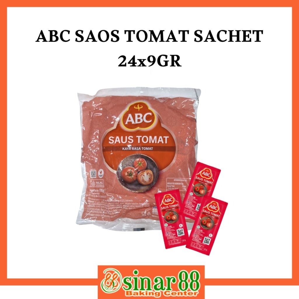 ABC SAOS TOMAT SACHET 24×9GR