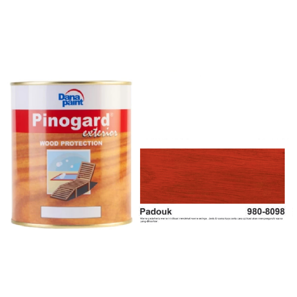 Cat Kayu Exterior DANA PAINT WOOD PROTECTION PINOGARD - PADOUK 980-8098//Cat Kayu Luar Bagus Berkual