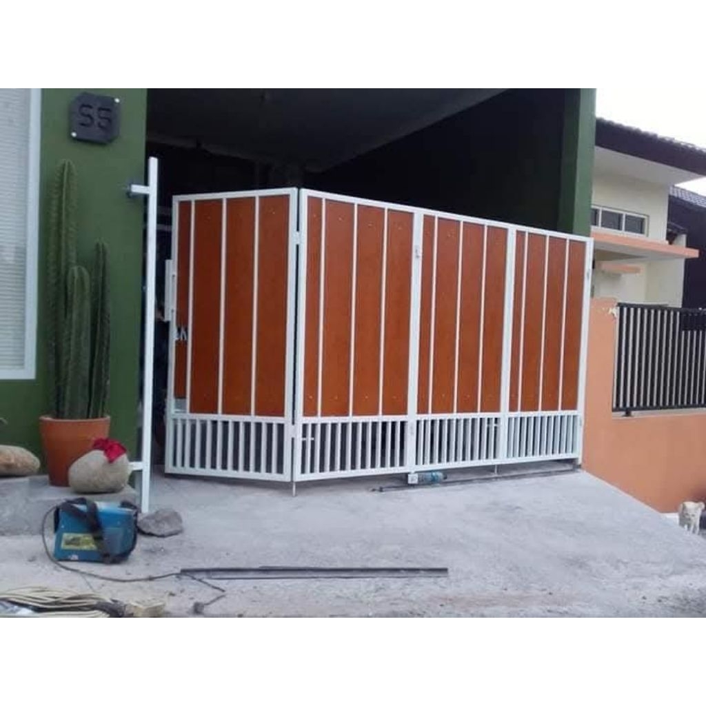pagar besi grc model lipat pagar minimalis pagar rumah pagar gerbang rumah pintu pagar rumah pagarpe