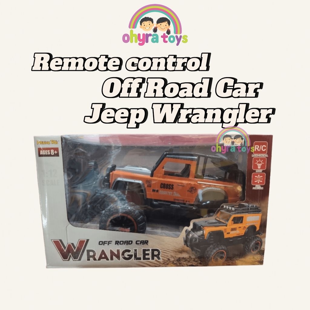 Mainan Anak Mobil Remot Remote Control Jeep Wrangler