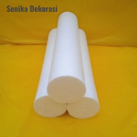 Styrofoam Pilar Tabung / Styrofoam Bulat / Sterofoam Pilar / Styrofoam Tabung