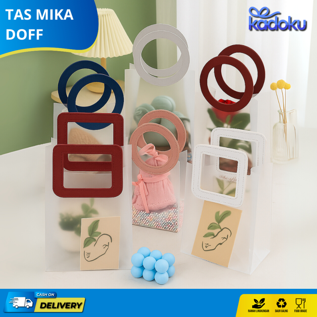 

Tas Mika Transparan / Goodiebag Transparan / Tas Mika Doff / Goodiebag Hampers I OAD02-OAD04