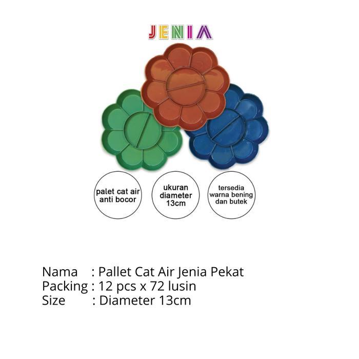 

Palet Lukis / Piring Cat Air Jenia Pekat (12 pcs)