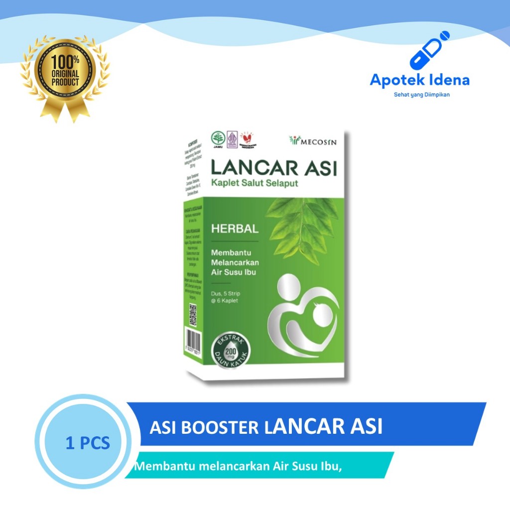 LANCAR ASI Lancar Asi Ekstrak Daun Katuk Kaplet Salut Selaput/Daun Katuk/Lancar Asi Plus Dha