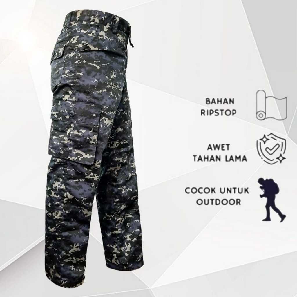 CELANA PANJANG PDL LORENG NAVY SEAL