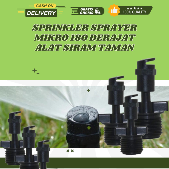 SPRINKLER SPRAYER MIKRO 180 DERAJAT KINCIR AIR TAMAN PERTANIAN BERKEBUN / Kincir Air