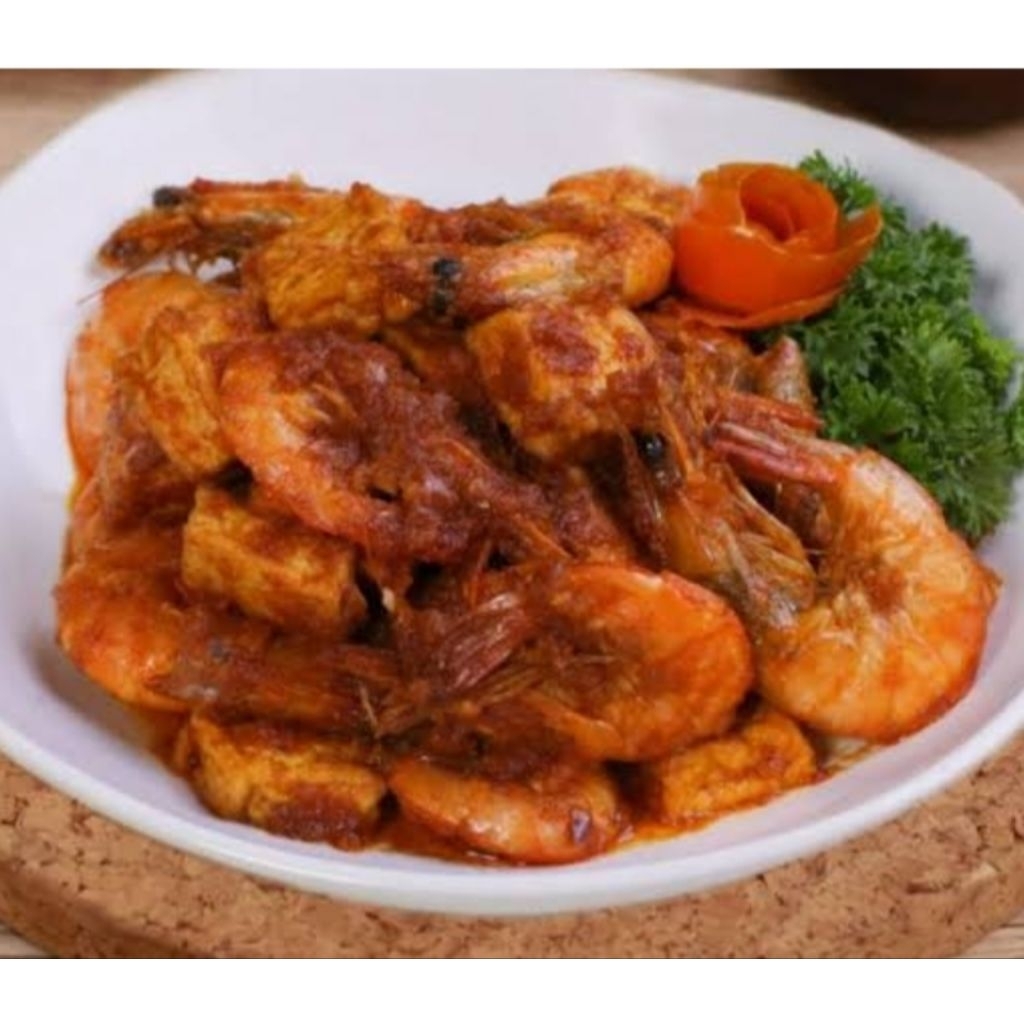 

Udang tahu balado 400 gram