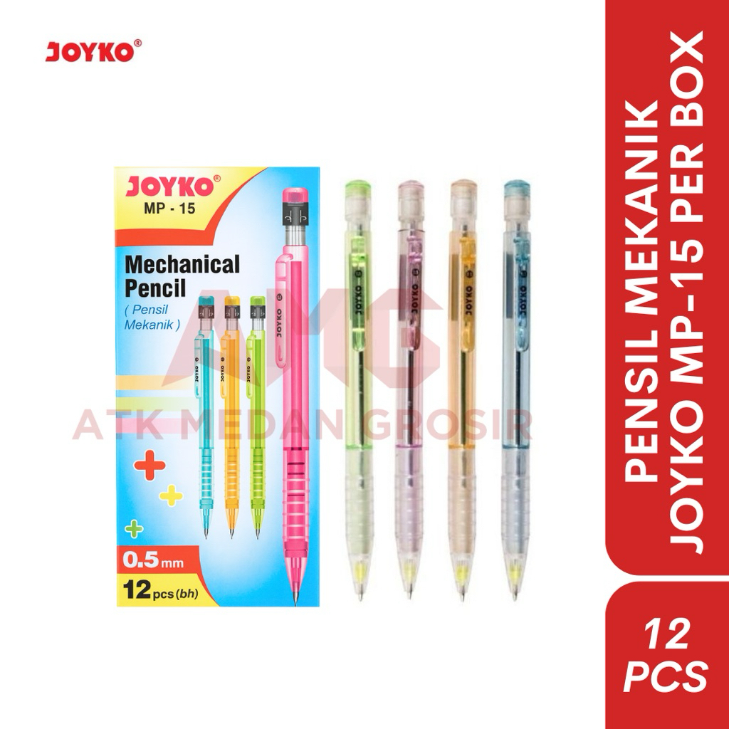 

PENSIL MEKANIK JOYKO MP-15 0.5MM PER LUSIN (12PCS)