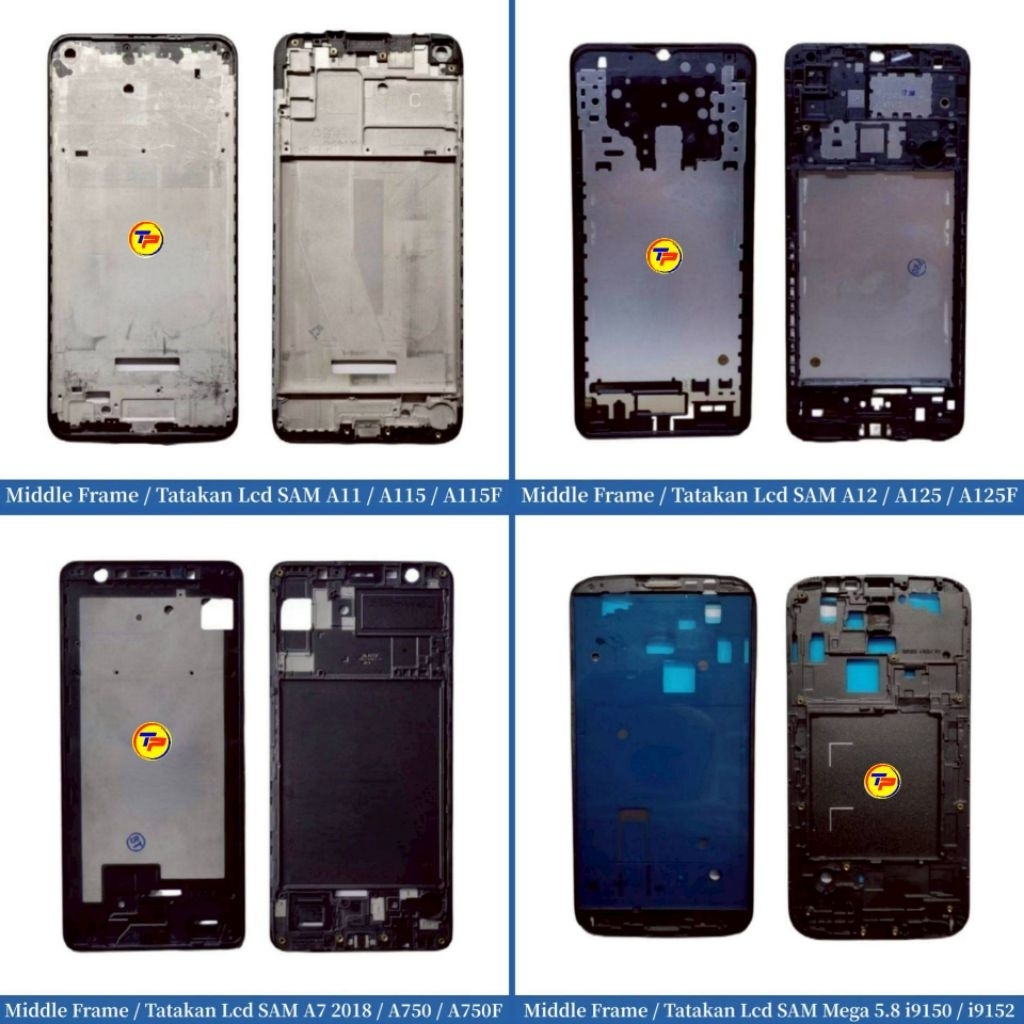 Middle Frame - Tatakan Lcd Samsung A11 - A12 - A7 2018 - A750 - I9150 - I9152
