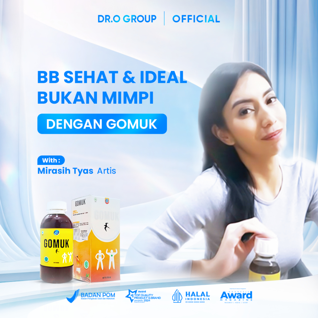 Madu Gomuk (1 gomuk 200ml + 1 gomuk pro) -  Formula Herbal Terpercaya Untuk Meningkatkan Berat Badan
