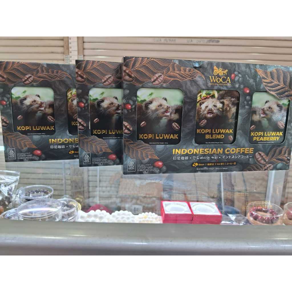

Kopi Luwak Woca Signature 1 Set [3 x 100gram]