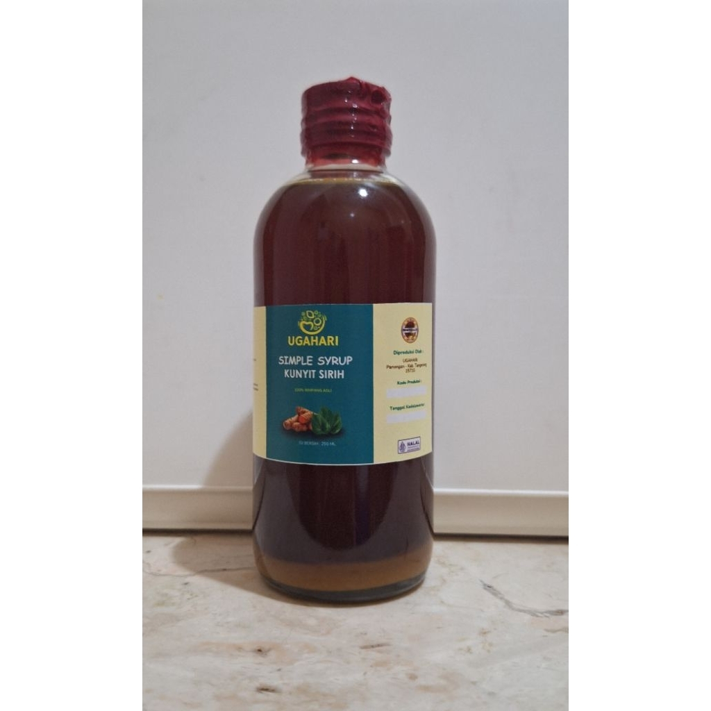 

Simple Syrup Kunyit Sirih