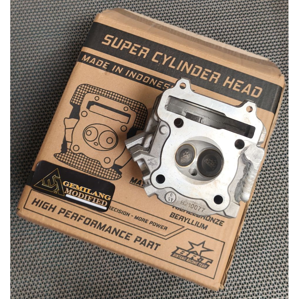 CYLINDER HEAD BRT MIO OLD 5TL SPORTY NICKELBRONZE KLEP 28/24  PORTING CNC