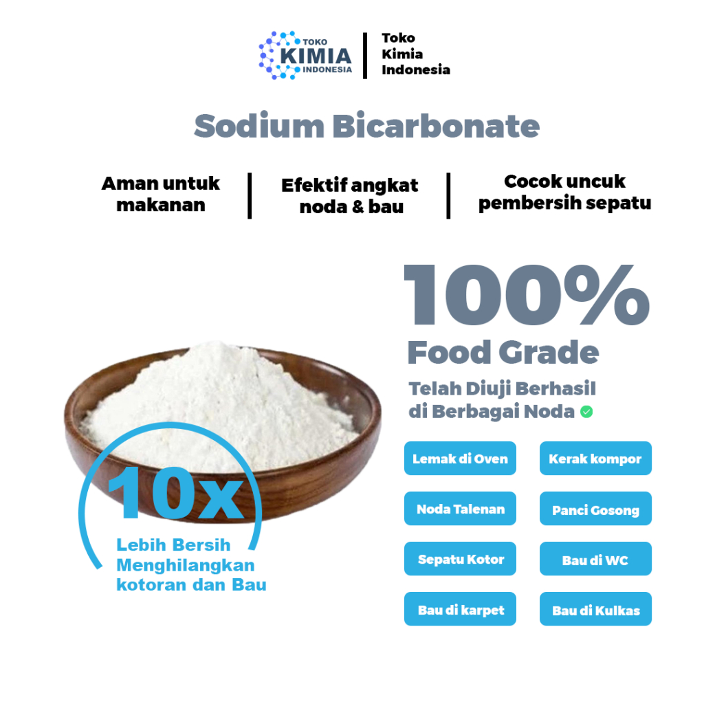 

Soda Kue / Sodium Bicarbonate ex malan 1kg / Pengembang Kue