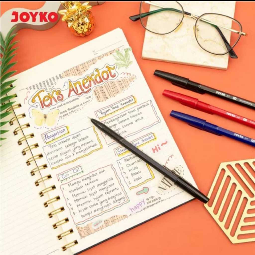 

Joyko BOLPEN JK 7 Semi Needle 0.5MM Pena Pulpen Box