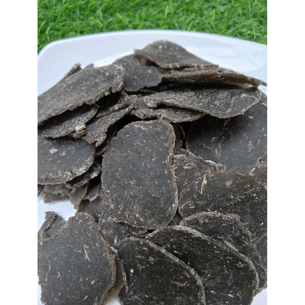 KERUPUK CUMI HITAM MENTAH 500gr Enak | khas Tuban| Oleh-oleh khas Tuban