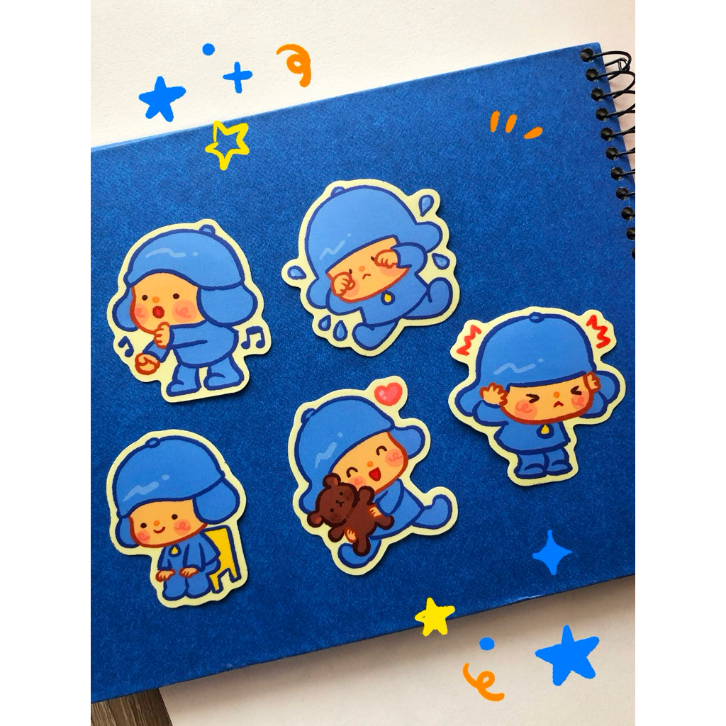 

Pocoyo Diecut Waterproof Stickers