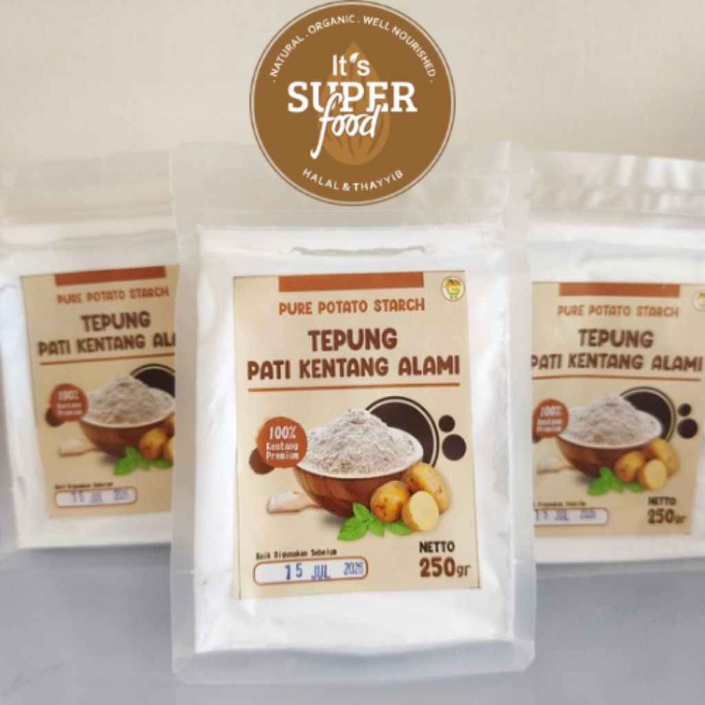 

Tepung Pati Kentang Alami Gea Organic 250 gram | Natural Potato Startch