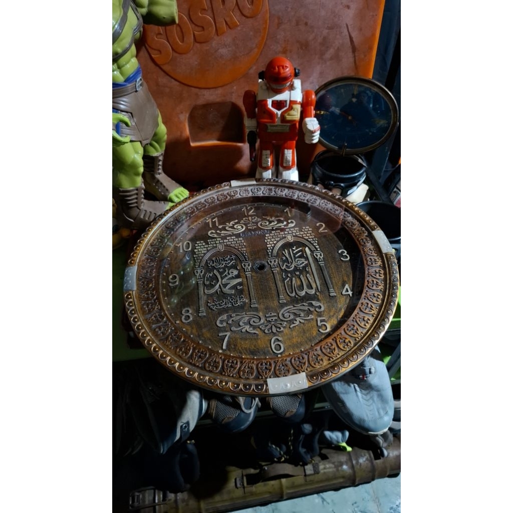 Bahan Jam dinding  35rb display vintage jadul kuno lawas antik normal  mati