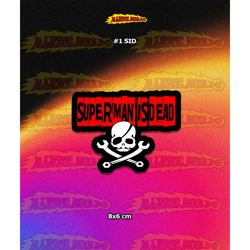 

#1 SID – Stiker Band Vinyl Glossy | Tahan Air & Luntur (Laptop/Helm/Tumbler/dan media lainnya)