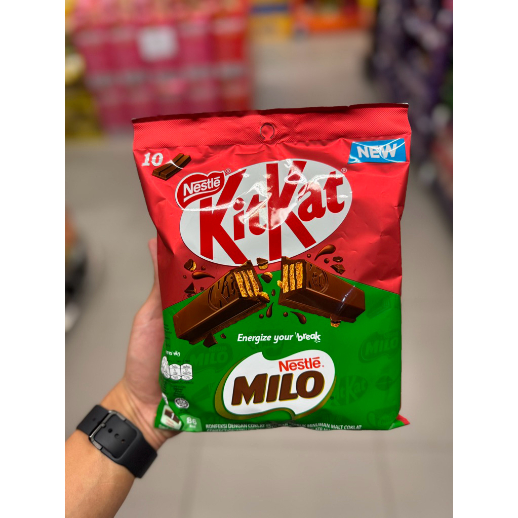 

KITKAT MILO CHOCOLATE coklat isi 10 / 160gr
