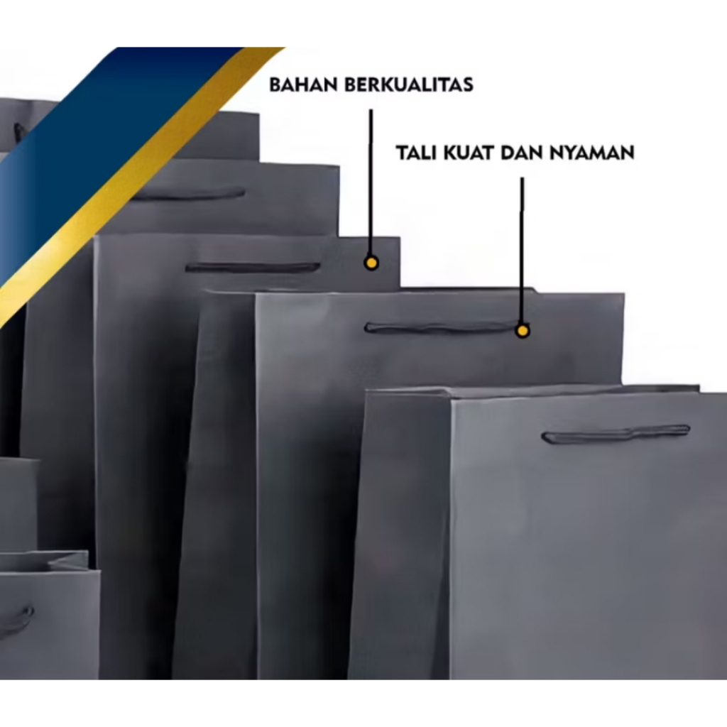 

(GROSIR 10 PCS) Paper Bag Hitam Polos Berbagai Ukuran / Tas Kertas / Tas Souvenir / Paperbag Kado Mini Warna Hitam / Paperbag Elegan / Premium / Tas Kado Hitam / Tas Bridesmaid / Paper Bag Mini