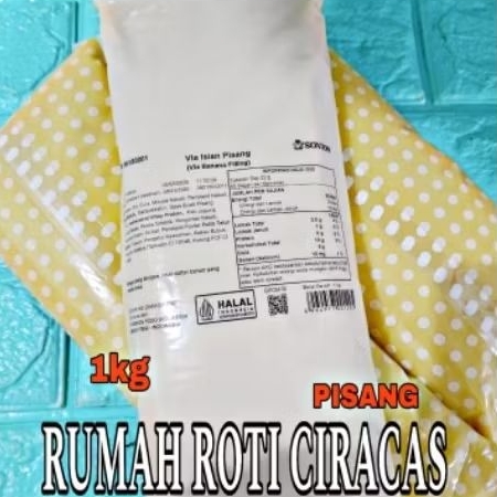 

SONTON PISANG 1KG FILLING BANANA KG FILING SELAI ISIAN ROTI TOPPING BREAD TOPING HALAL