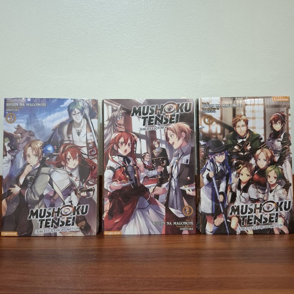 Light Novel Mushoku Tensei Vol. 1-3