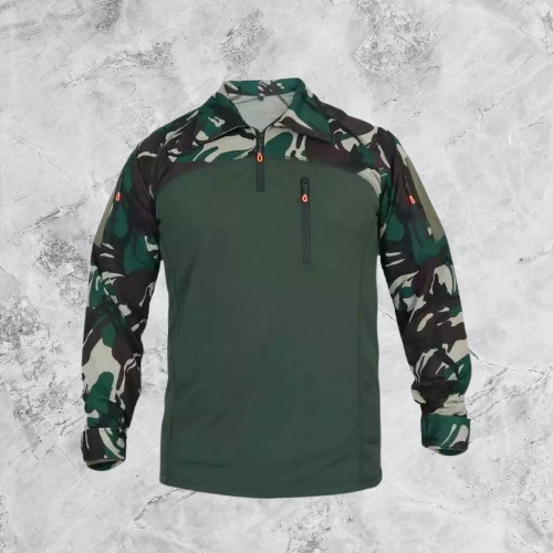 KAOS BDU SCUBA TACTICAL LORENG MALVINAS TNI AD LENGAN PANJANG