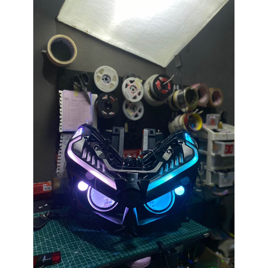Headlamp biled vario new + d2laser