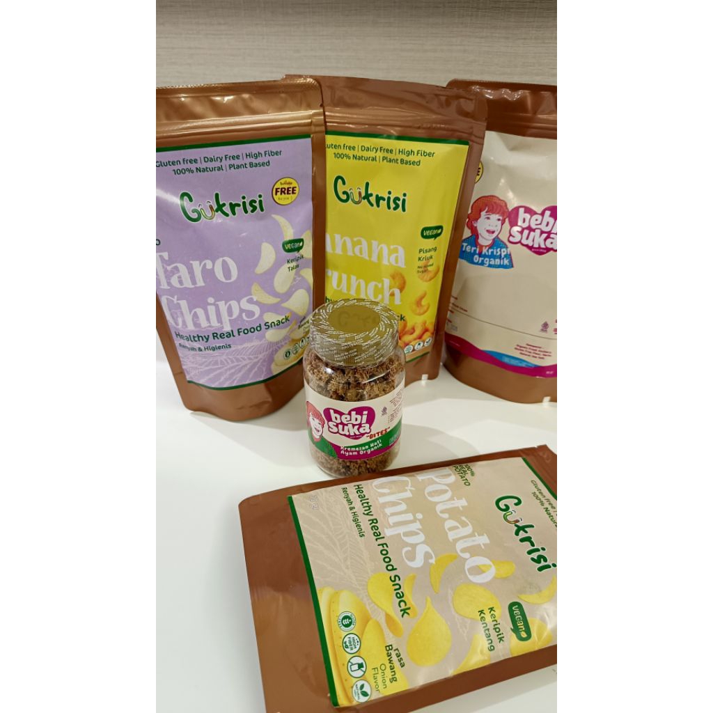 

KERIPIK KENTANG, TALAS, NANGKA, PISANG - GUTRISI