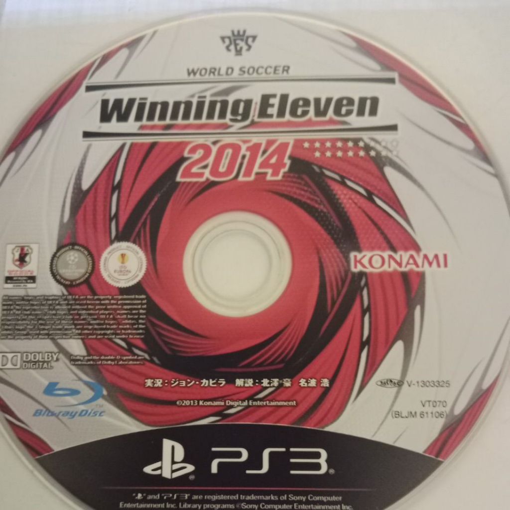 KASET PS3 SECOND WINNING ELEVEN 2014
