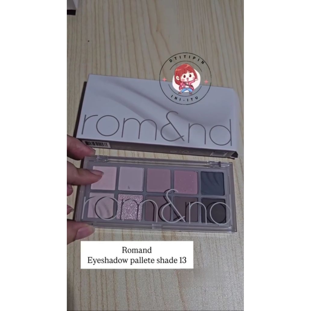 romand eyeshadow pallete shade no 13