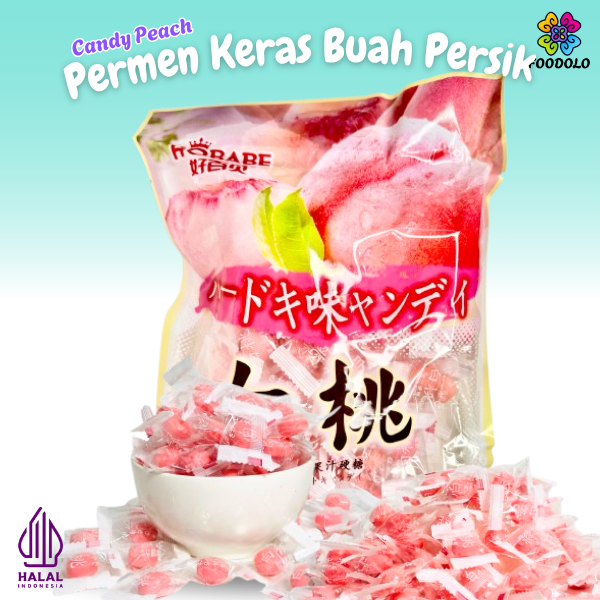 

Permen Keras Viral Hobabe Peach Candy 500g Rasa Buah Persik