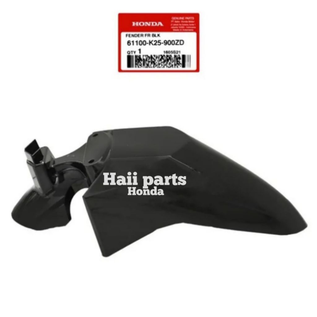 Spakbor depan hitam Beat FI Original AHM 61100K25900ZD