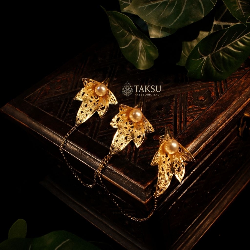 Bros Peniti model Bunga tulip Bali, tumpang tiga