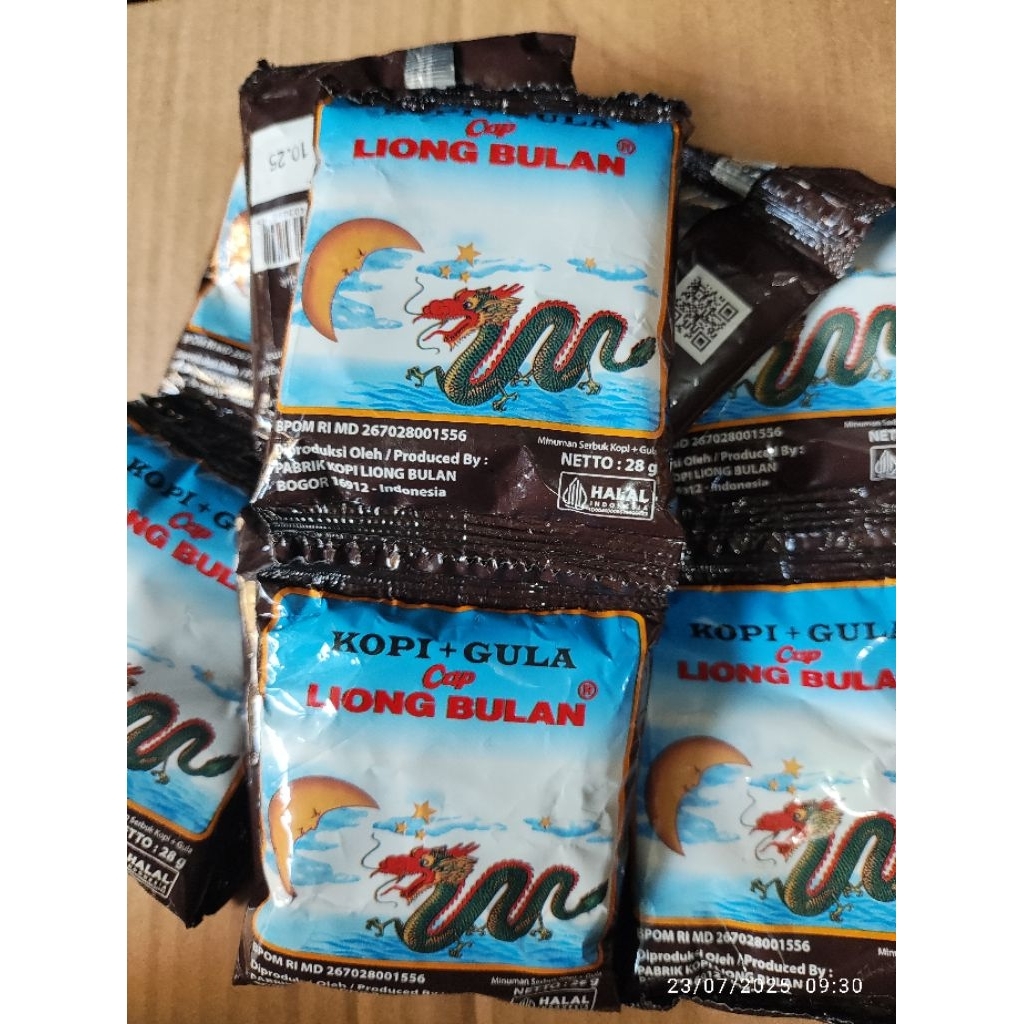 

Kopi Cap Liong Bulan (Kopi Gula Sachet) Renceng