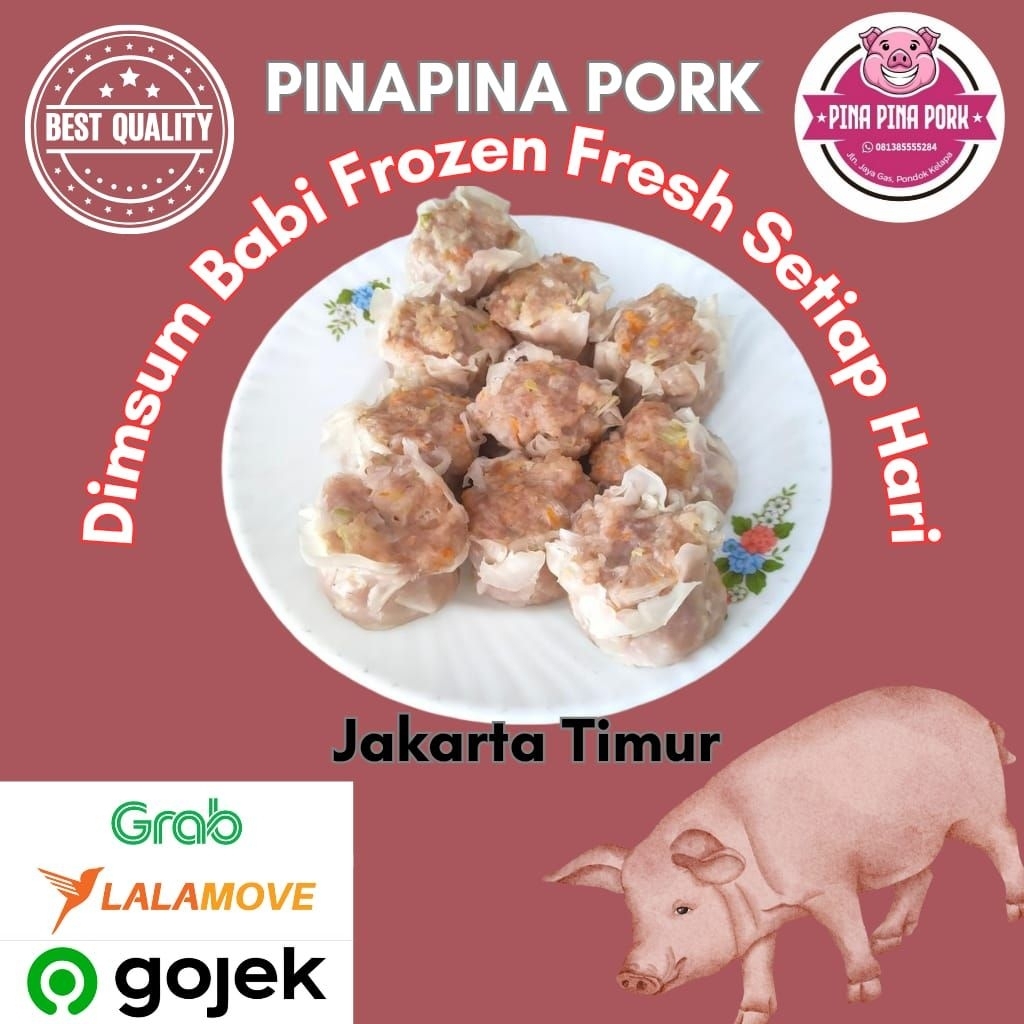 

Dimsum Babi Frozen /Pack isi 10pcs