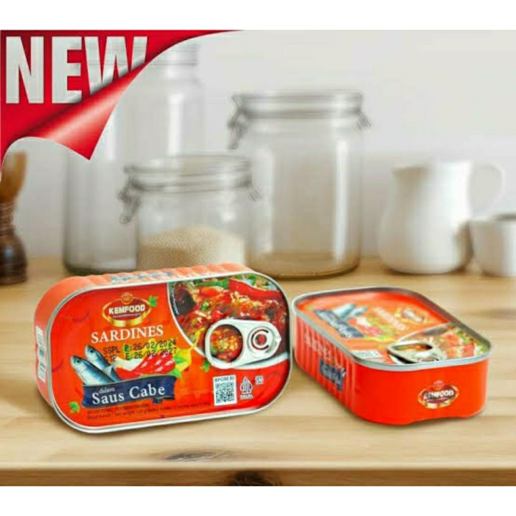 

Kemfood Sarden 125g – Saus Tomat / Saus Cabe – Ikan Kaleng Siap Saji | murah