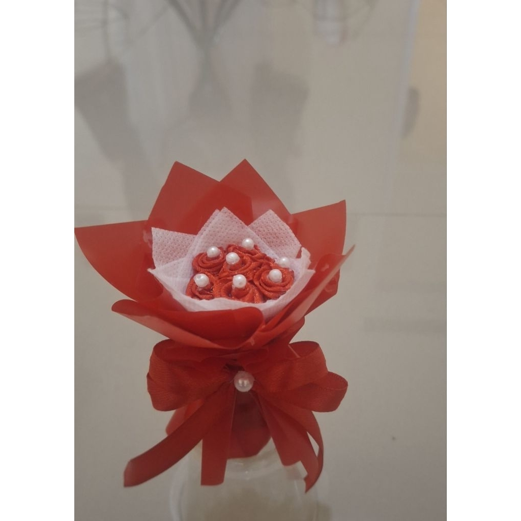 BUKET MINI HIASAN BUFET ETALASE MEJA KANTOR TEMA MERDEKA