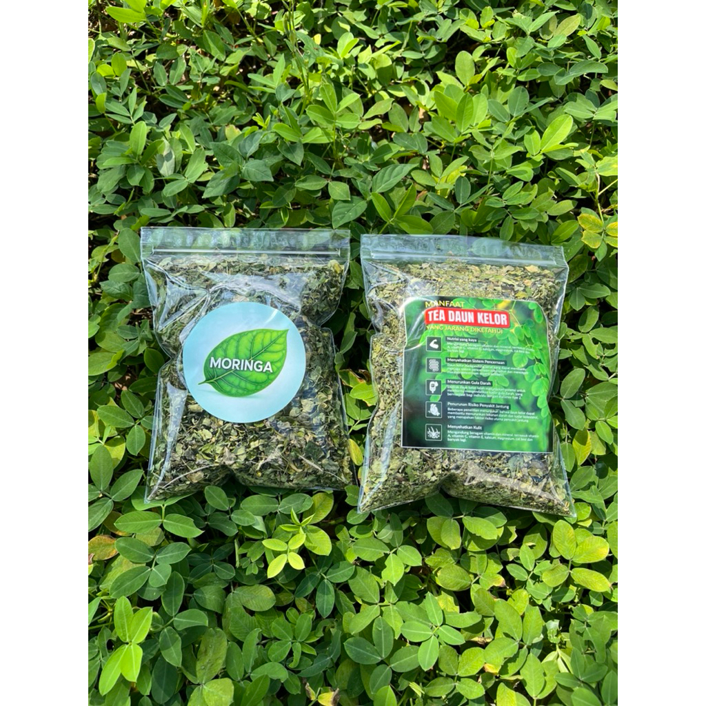 

Teh Daun kelor kering Asli Moringa Organik sana gar baik untuk Kesehatan