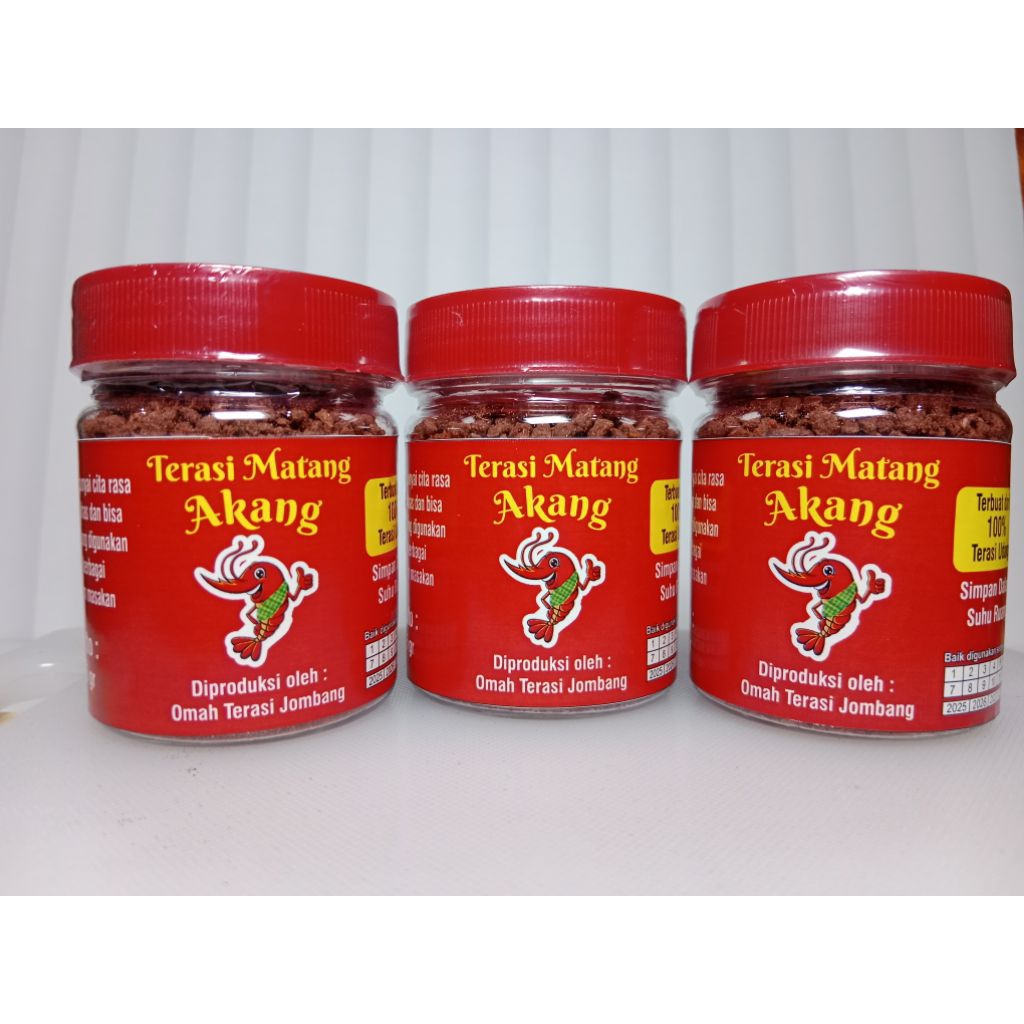 

Terasi Matang Akang Siap Pakai 75gr Terasi Udang Terasi Udang Tuban