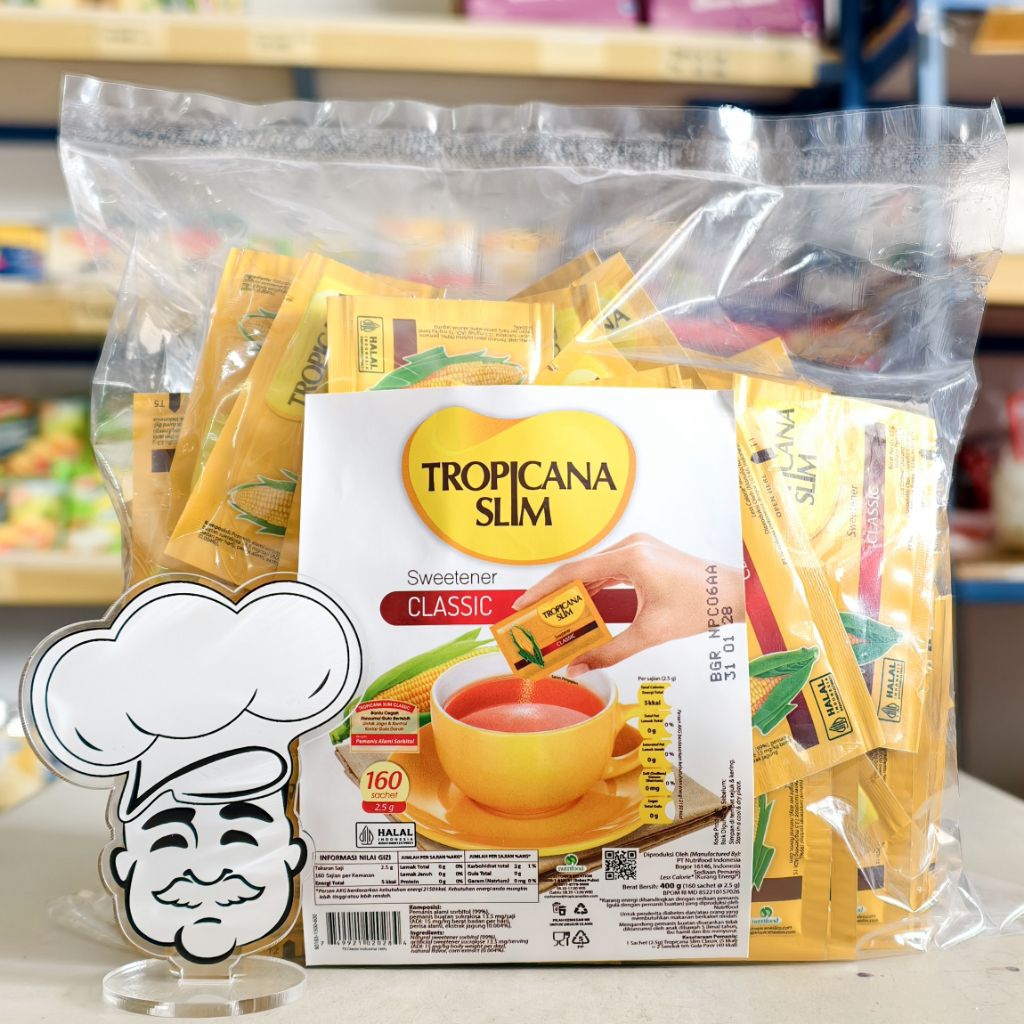 

Gula Tropicana Slim Classic 2,5Gr 160Sachet / Gula Tropicana Slim Sachet / Tropicana Slim Gula Sachet