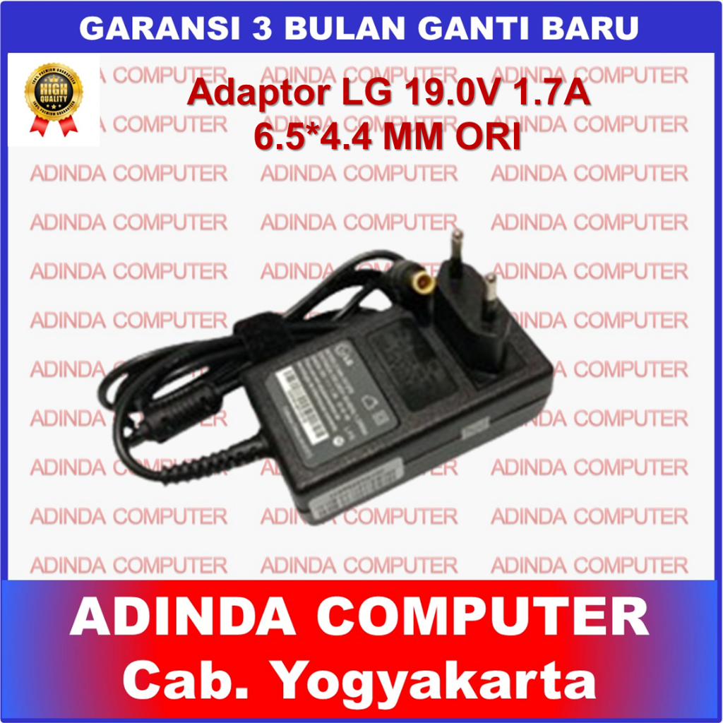 Adaptor LG 19.0V 1.7A Adaptor TV/Monitor LG ORIGINAL