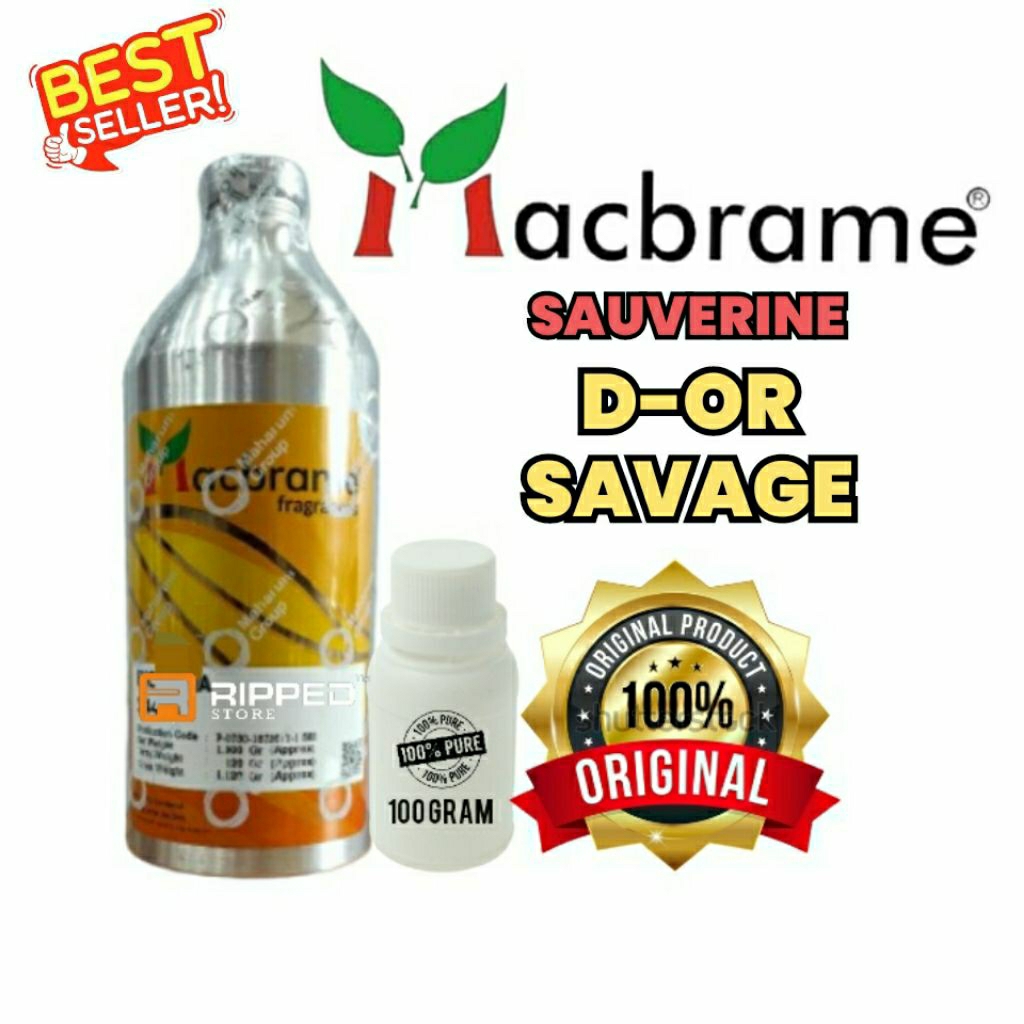 (100ML) Sauverine Bibit Parfum Murni Dor Savage By Macbrame Original