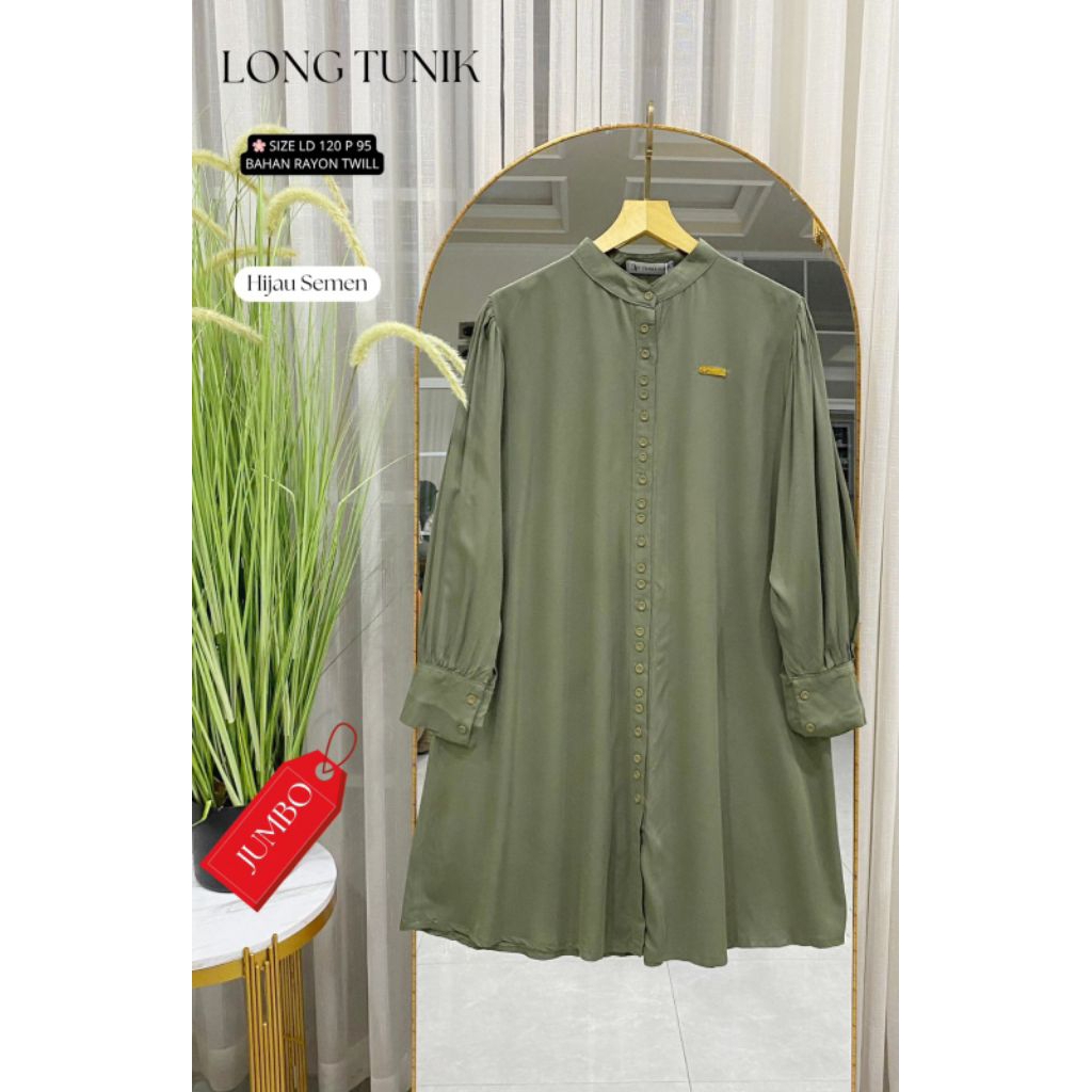 LONG TUNIK SUPER JUMBO BY 3POINT 3POINT