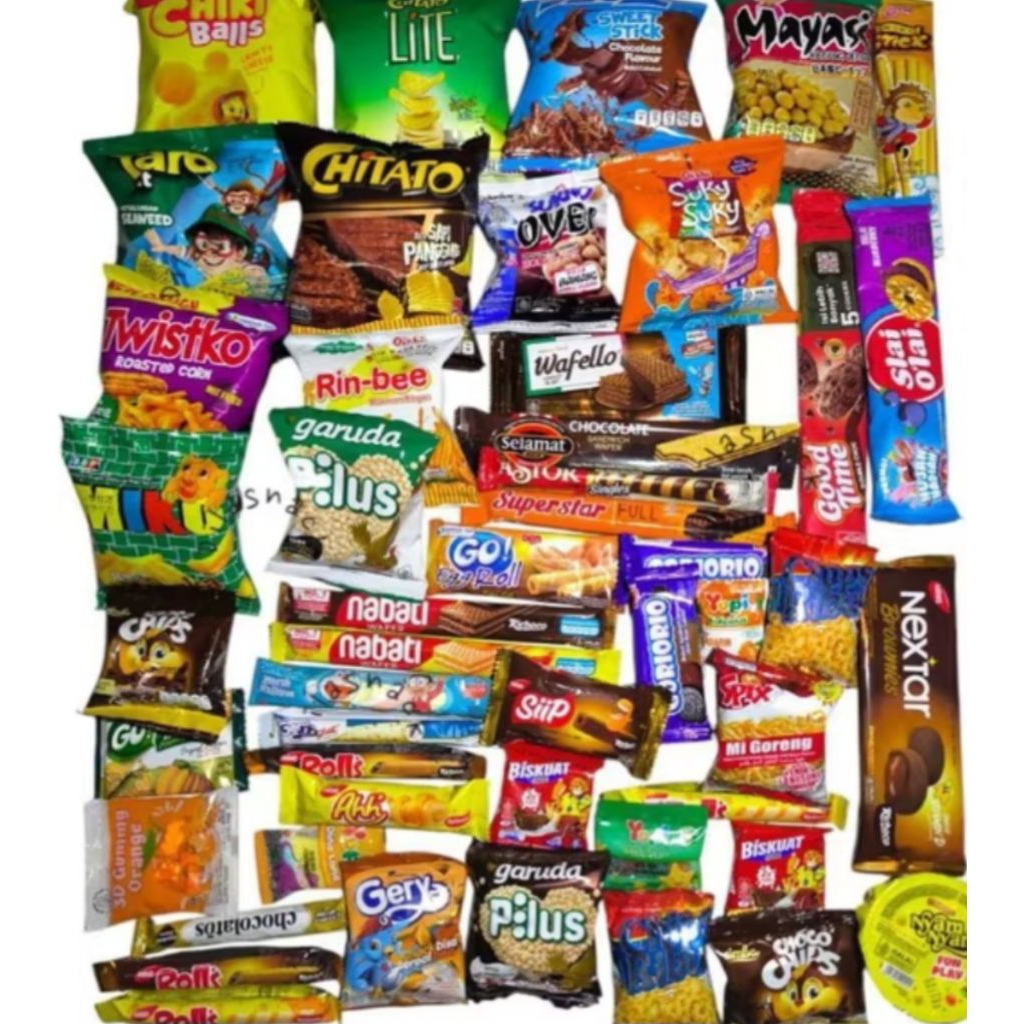 

snack isi 20 pcs temen nyemil random